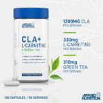 CLA + ال کارنیتین و چای سبز اپلاید نوتریشن | چربی سوز | ۱۰۰ کپسول - تصویر 2